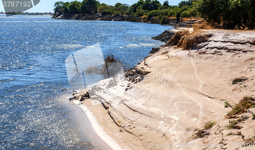 Image of bank of the river zambezi