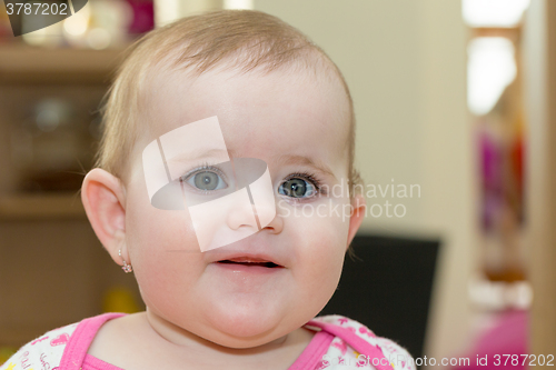 Image of Happy cute little girl