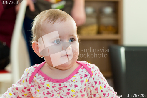 Image of Happy cute little girl