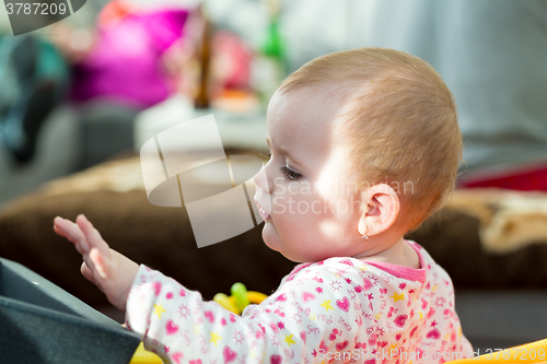 Image of Happy cute little girl