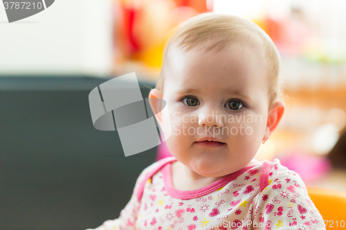 Image of Happy cute little girl