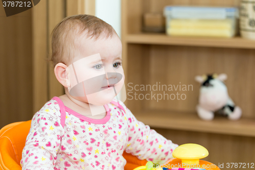 Image of Happy cute little girl