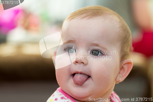 Image of Happy cute little girl