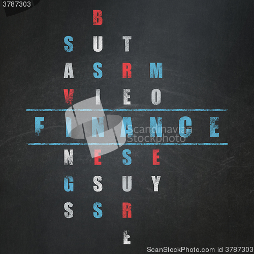 Image of Banking concept: Finance in Crossword Puzzle