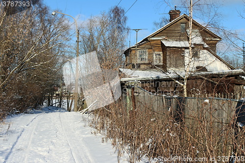 Image of  Rural house winter