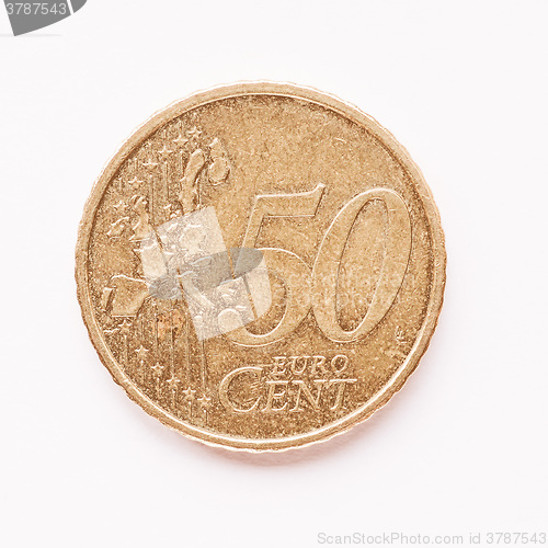 Image of  50 cent coin vintage