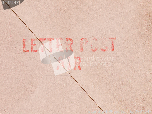 Image of  Letter post air vintage
