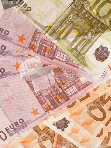 Image of  Euro note vintage