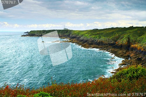 Image of Atlantic coastline in Brittany, France