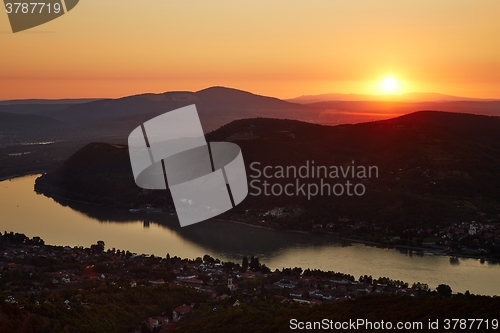 Image of Sunrise over river