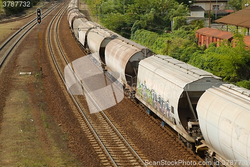 Image of Freight Train Wagons