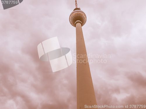 Image of TV Tower Berlin vintage