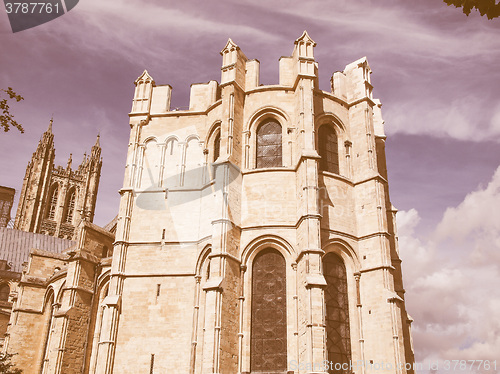 Image of Canterbury Cathedral vintage