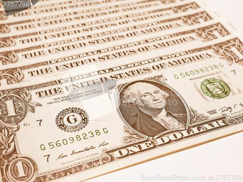 Image of  Dollar notes 1 Dollar vintage