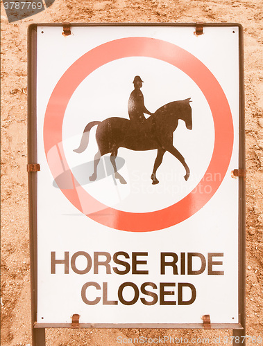 Image of  A sign vintage