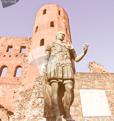 Image of Roman statue of Augustus vintage