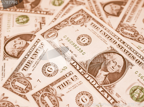 Image of  Dollar notes 1 Dollar vintage