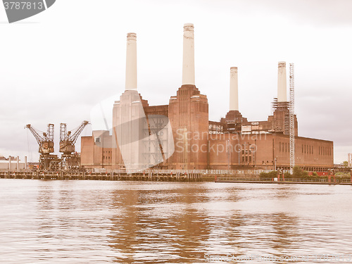 Image of Battersea Powerstation, London vintage