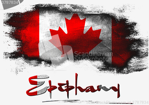 Image of Flag of Canada for Epiphany holiday