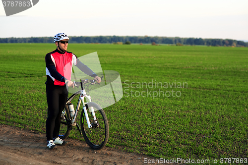 Image of Cyclist on the Meadow Trail