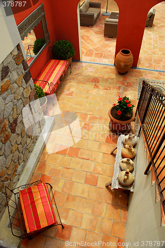 Image of Courtyard of a villa