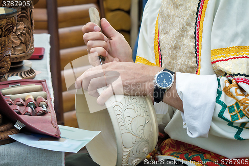 Image of Woodcarving: the revival of crafts.