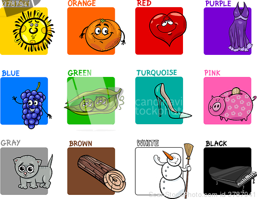 Image of main colors educational set