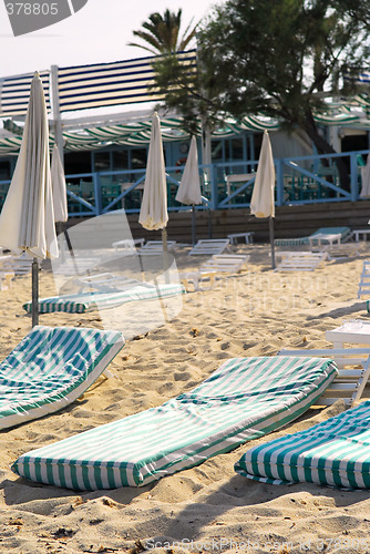 Image of Pampelonne beach near St. Tropez