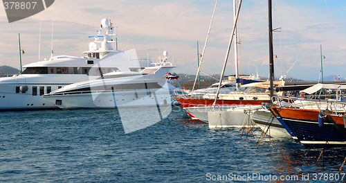 Image of Boats at St.Tropez