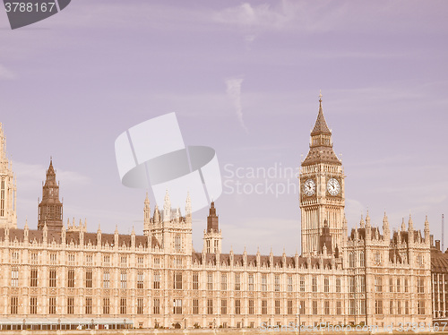 Image of Houses of Parliament vintage