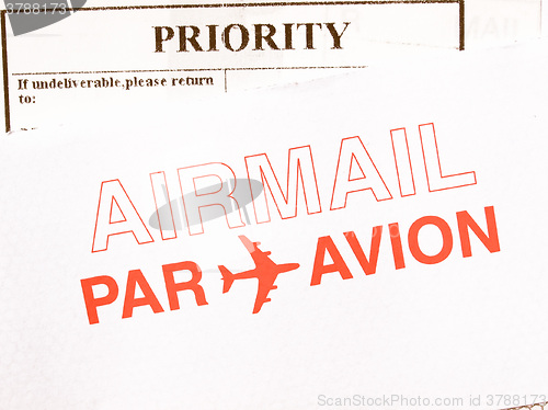 Image of  Airmail picture vintage