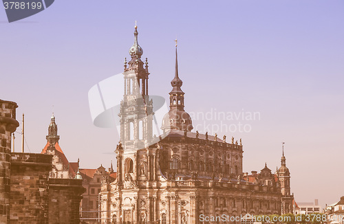 Image of Dresden Hofkirche vintage