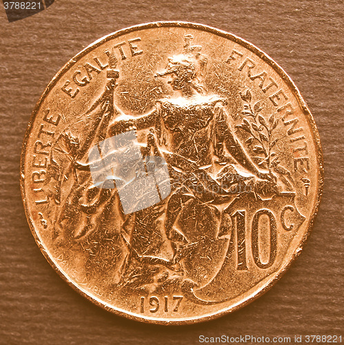 Image of  French coin vintage