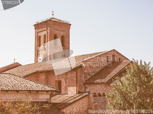 Image of Santa Maria church in San Mauro vintage