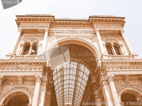 Image of Galleria Vittorio Emanuele II, Milan vintage