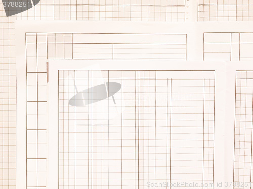 Image of  Blank form vintage