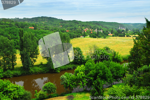 Image of Dordogne river in France