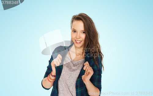 Image of happy smiling pretty teenage girl