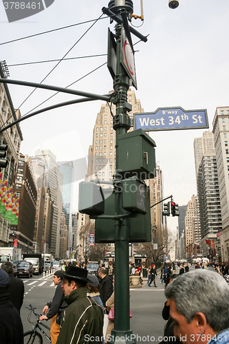 Image of West 34th Street in Manhattan