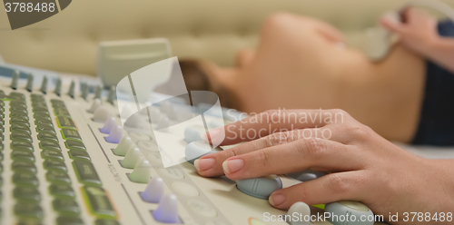 Image of Ultrasound imaging of the abdomen