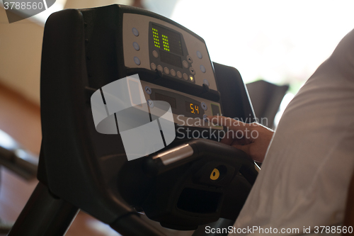 Image of On a treadmill