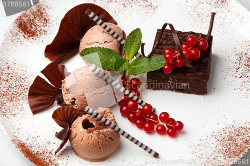 Image of Delicious chocolate dessert