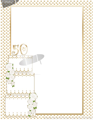 Image of 50th Anniversary Cake
