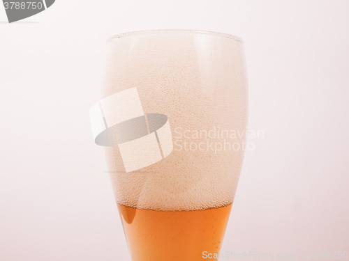 Image of Retro looking Weizen beer