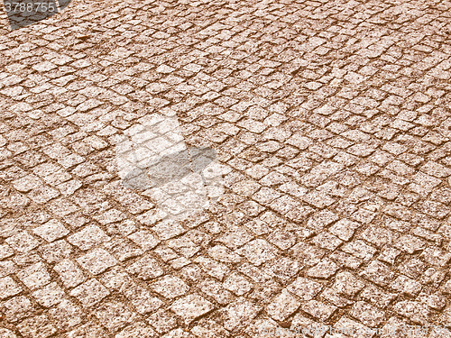 Image of Retro looking Stone floor