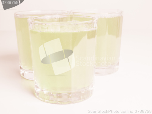 Image of  Green apple juice vintage