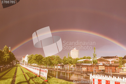 Image of Retro looking Rainbow
