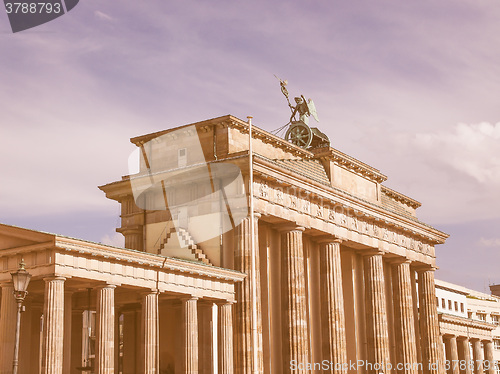 Image of Brandenburger Tor Berlin vintage