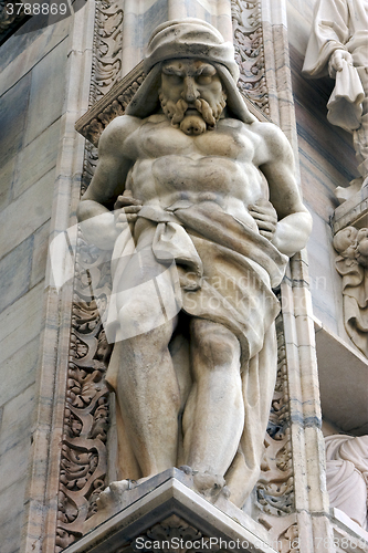 Image of  church in milan the duomo 