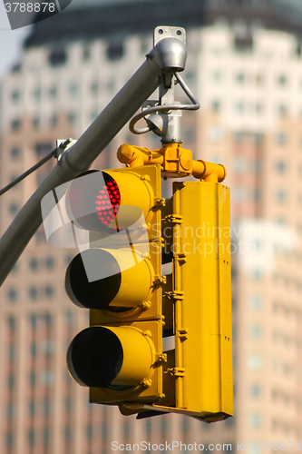 Image of Stop sign in traffic